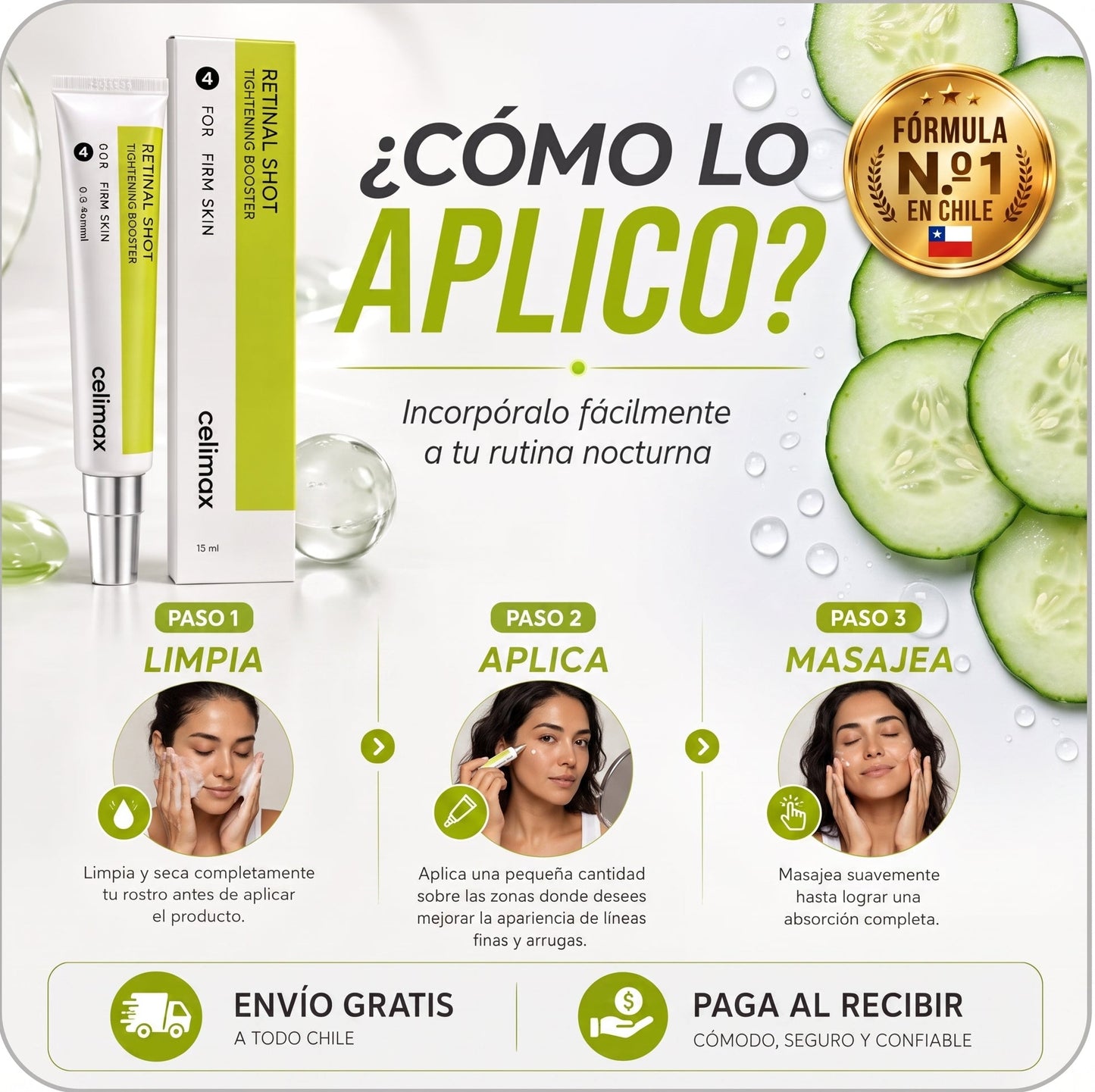 Celimax Crema Facial Coreana Antiarrugas Retinal